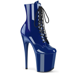 Pleaser FLAMINGO-1020 Blue Patent Sale Women
