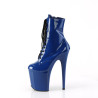 Pleaser FLAMINGO-1020 Blue Patent Sale Women