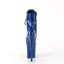 Pleaser FLAMINGO-1020 Blue Patent Sale Women