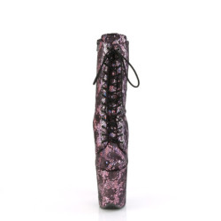 Pleaser FLAMINGO-1040SPF Rose Metallic Hologram Snake