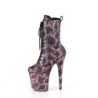 Pleaser FLAMINGO-1040SPF Rose Metallic Hologram Snake