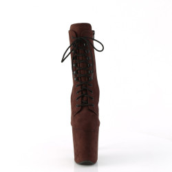 Pleaser FLAMINGO-1020FS Mocha Vegan Suede Sale Women