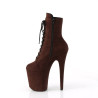 Pleaser FLAMINGO-1020FS Mocha Vegan Suede Sale Women