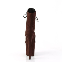 Pleaser FLAMINGO-1020FS Mocha Vegan Suede Sale Women