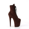Pleaser FLAMINGO-1020FS Mocha Vegan Suede Sale Women