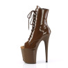 Pleaser FLAMINGO-1021 Mocha Patent Sale Women