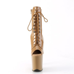 Pleaser FLAMINGO-1021 Toffee Patent Sale Women