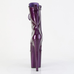 Pleaser FLAMINGO-1041GP Purple Glitter Patent Boots