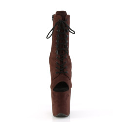 Pleaser FLAMINGO-1021FS Mocha Vegan Suede Sale Women