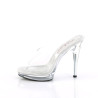 Fabulicious GLORY-501 Transparent High Heeled Mules