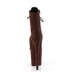 Pleaser FLAMINGO-1021FS Mocha Vegan Suede Sale Women