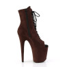 Pleaser FLAMINGO-1021FS Mocha Vegan Suede Sale Women