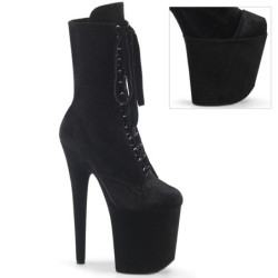 Pleaser FLAMINGO-1045VEL Ankle Boots