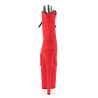 Pleaser FLAMINGO-1021FS Red Vegan Suede Sale Women
