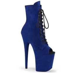 Pleaser FLAMINGO-1021FS Blue Vegan Suede Sale Women