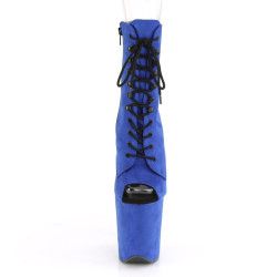 Pleaser FLAMINGO-1021FS Blue Vegan Suede Sale Women
