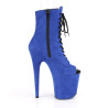 Pleaser FLAMINGO-1021FS Blue Vegan Suede Sale Women