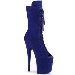 Pleaser FLAMINGO-1051FS Blue Vegan Suede Sale Women