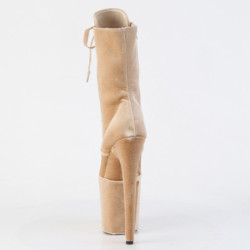 Pleaser FLAMINGO-1045VEL Cream Velvet Sale Women