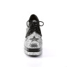 Funtasma ROCK-02 Black Silver Glitter 70s Disco Shoes Men