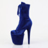 Pleaser FLAMINGO-1045VEL Blue Velvet Sale Women