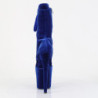 Pleaser FLAMINGO-1045VEL Blue Velvet Sale Women