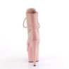 Pleaser ADORE-1020RM Salmon Pink Vegan Suede Strass
