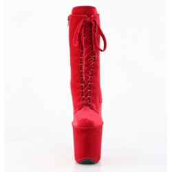 Pleaser FLAMINGO-1045VEL Red Velvet Sale Women