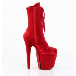 Pleaser FLAMINGO-1045VEL Red Velvet Sale Women