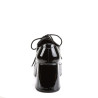 Funtasma JAZZ-02 Black Patent 70s Disco Shoes Men