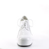 Funtasma JAZZ-02 White Patent 70s Disco Shoes Men
