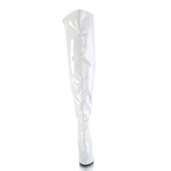 Pleaser SEDUCE-3000WC White Patent Sale Women