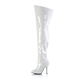 Pleaser SEDUCE-3000WC White Patent Sale Women