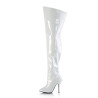 Pleaser SEDUCE-3000WC White Patent Sale Women