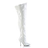 Pleaser SEDUCE-3000WC White Patent Sale Women