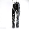 Pleaser SEDUCE-3082 Black Patent Sale Women