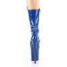 Pleaser FLAMINGO-1050 Blue Patent Women's Ankle Boots