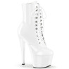 Pleaser SKY-1020 White Patent Sale Women