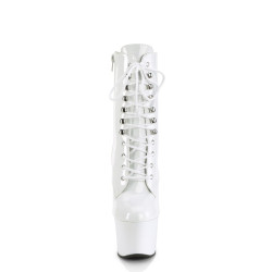 Pleaser SKY-1020 White Patent Sale Women