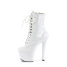 Pleaser SKY-1020 White Patent Sale Women