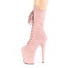 Pleaser FLAMINGO-1050FS Dusty Blush Suede Sale Women