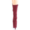 Pleaser FLAMINGO-1050FS Burgundy Vegan Suede Sale Women