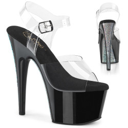 Pleaser ADORE-708CRS-2 Platform Strass Heeled Sandals