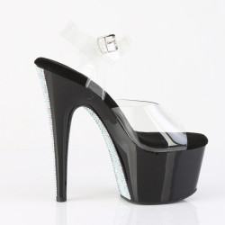 Pleaser ADORE-708CRS-2 Platform Strass Heeled Sandals
