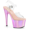 Pleaser ADORE-708LQ Rose Hologram Platform High Heels