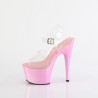 Pleaser ADORE-708LQ Rose Hologram Platform High Heels