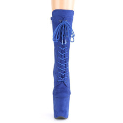 Pleaser FLAMINGO-1050FS Blue Vegan Suede Sale Women