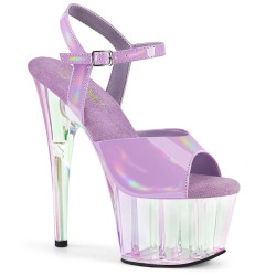 Pleaser ADORE-709HT Lavender Hologram High Heels Sandal