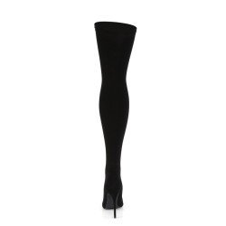 Pleaser COURTLY-3005 Stretch Pull-On Thigh High Boot