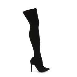 Pleaser COURTLY-3005 Stretch Pull-On Thigh High Boot